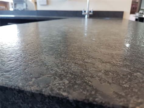 steel grey leather finish granite